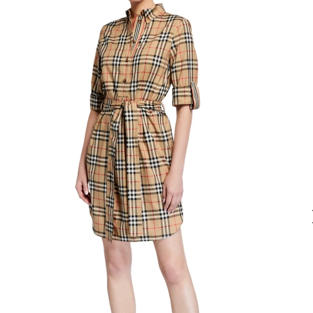 BURBERRY
Giovanna Vintage-Checked Cotton Shirtdress